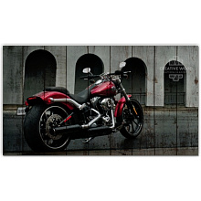 Бордовjе панно для стен Creative Wood Мотоциклы Мотоциклы - Мото 12
